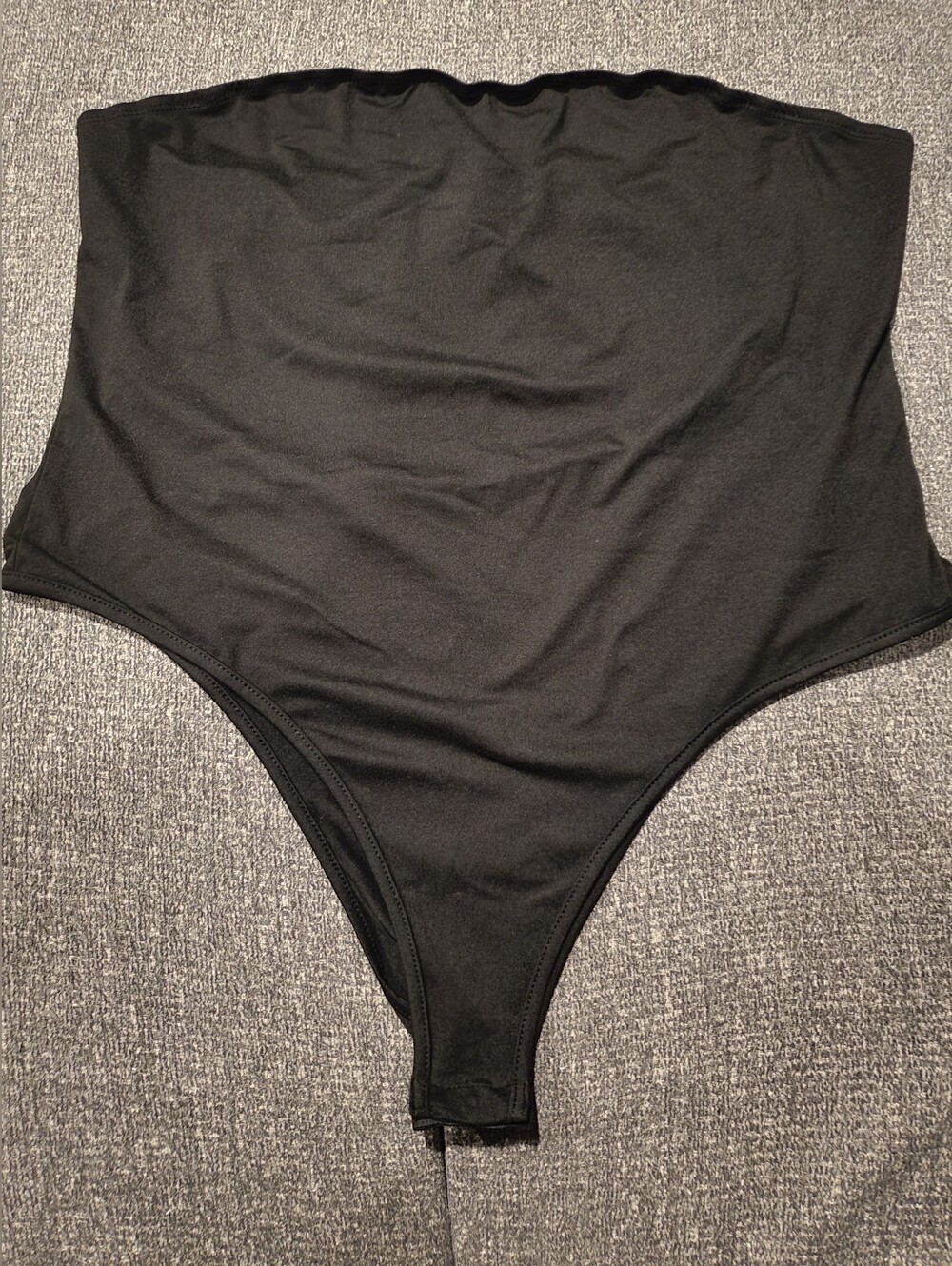 SHEIN Black Curve Strapless Bodysuit 3XL
